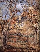 Camille Pissarro Garden oil painting on canvas
